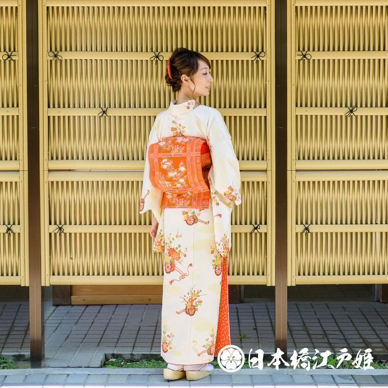 帯 名古屋帯 6通柄 （リサイクル帯 名古屋帯 茶色地 花柄 六通柄 京  