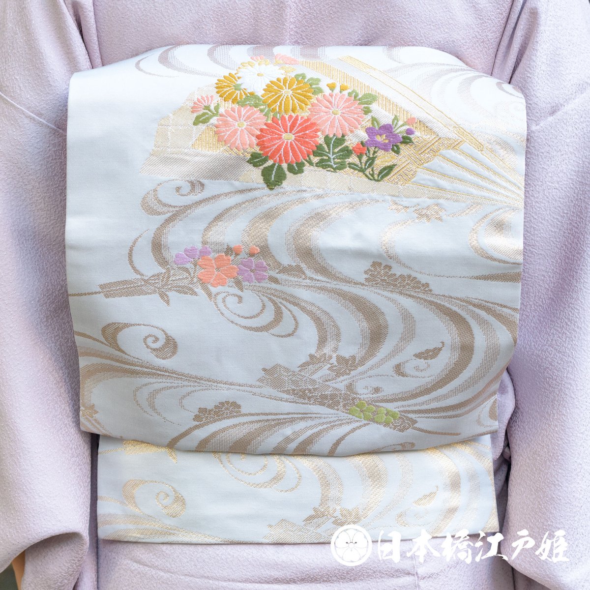 袋帯 名品 六通 正絹 【中古】（袋帯 美品 名品 六通 正絹 【中古  