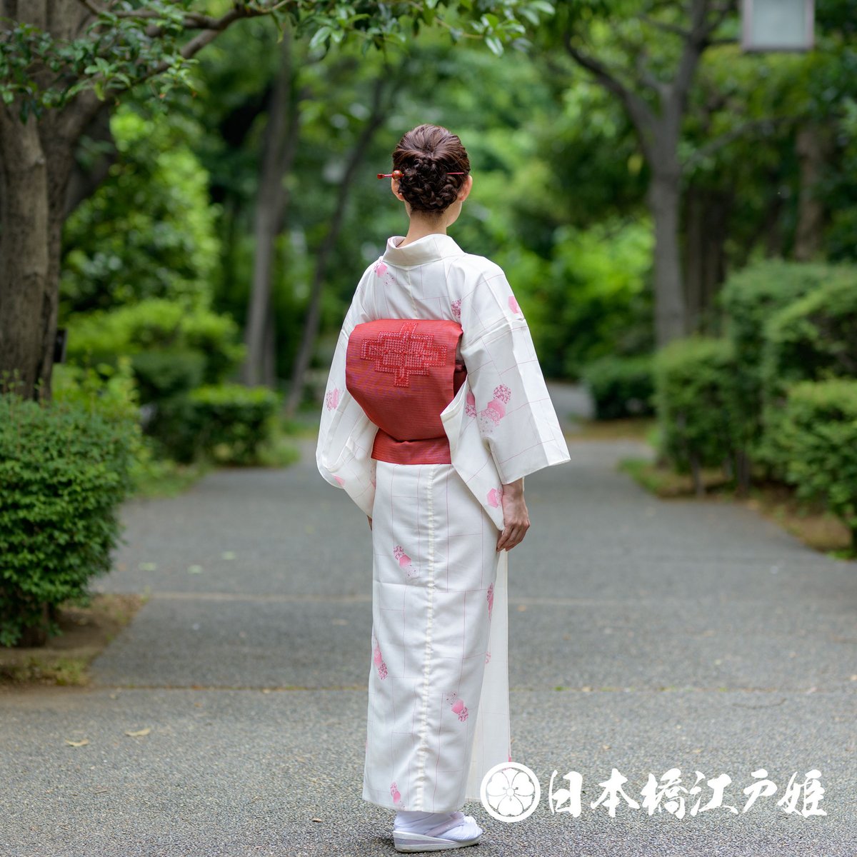0277 夏物 名古屋帯 Aランク美品 正絹 絽 赤 幾何学 刺繍 お太鼓 0277 夏物 名古屋帯 Aランク美品 正絹 絽 赤 幾何学 刺繍 お太鼓