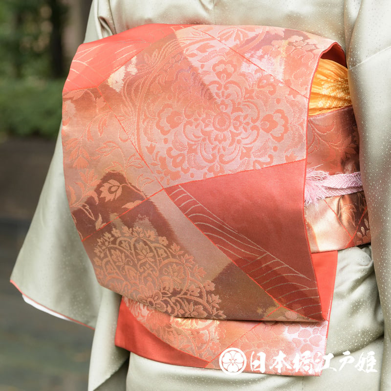 12)正絹螺鈿の帯定価格格