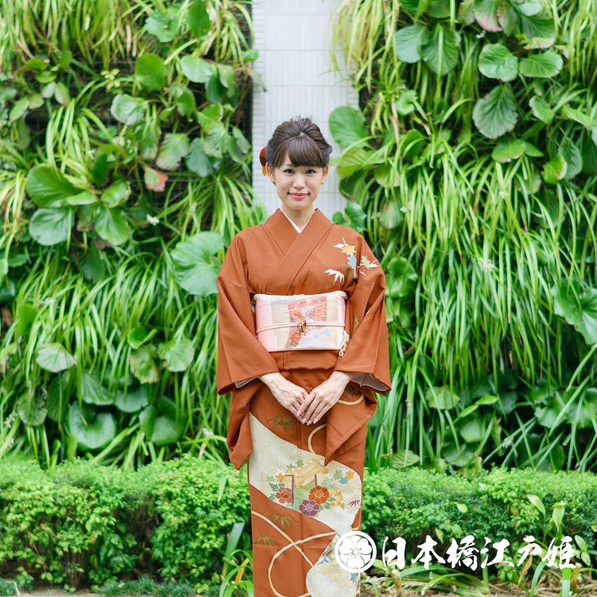 若草色の色無地 着物 013w （女袷) 洗える着物 袷 13colors s