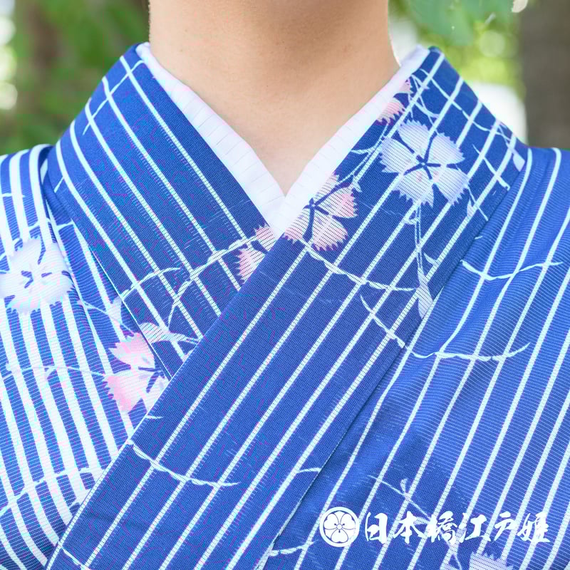 404mk54〇夏物 小紋 花 青 総柄〇美品 - 着物・浴衣 404mk54〇夏物 小紋 花 青 総柄〇美品 - 着物・浴衣