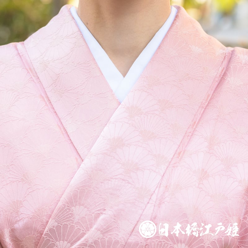 本日SALE❣️ピンク色の袷のお着物。165㌢位迄。サルート 新品 本日SALE❣️ピンク色の袷のお着物。165㌢位迄。サルート 新品