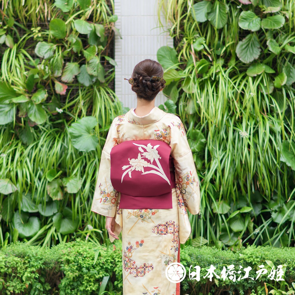 七五三各お祝い豪華正絹紅型古典金駒刺繍大蝶牡丹追加画像 透き通っ 