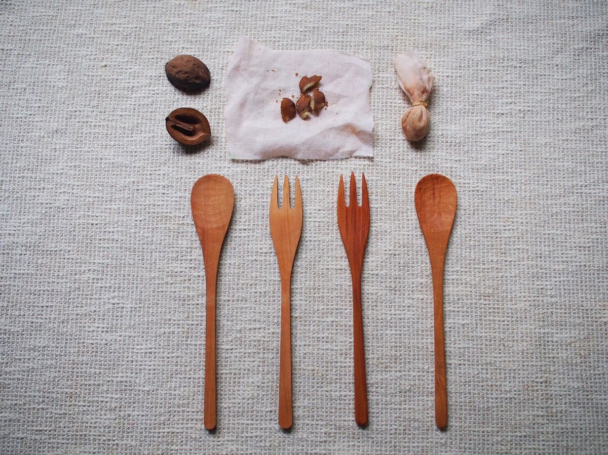 Hand craft kit スプーンフォークDIYキット | 木と革 aoyama