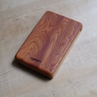 名刺ケース ケヤキ×クリ