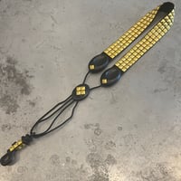#1 COOL STUDS_YELLOW GOLD_Sandy Saxophone Strap