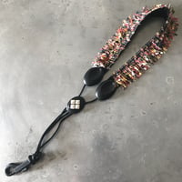 #4 FRINGE_COLORFUL_Tweed Saxophone Strap