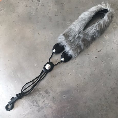 #5 FUR_GRAY Saxophone Strap