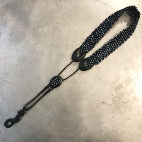 #6 Rhinestone_BLUE Saxophone Strap