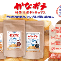 永島農園のおひさま干し椎茸粉入り「かなポテ」しいたけガーリックペッパー塩味