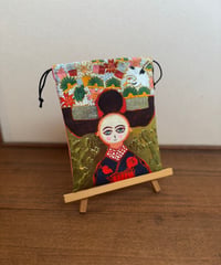 巾着・舞妓〈お正月〉