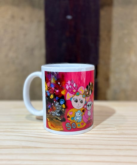 「舞妓」ごりら うま マグカップ 350ml