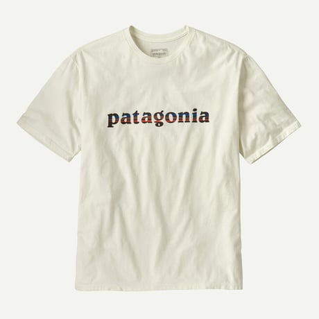 patagonia 37776 メンズ・'73 テキスト・ロゴ・オーガニック・Tシャツ (PATAGONIA25010)