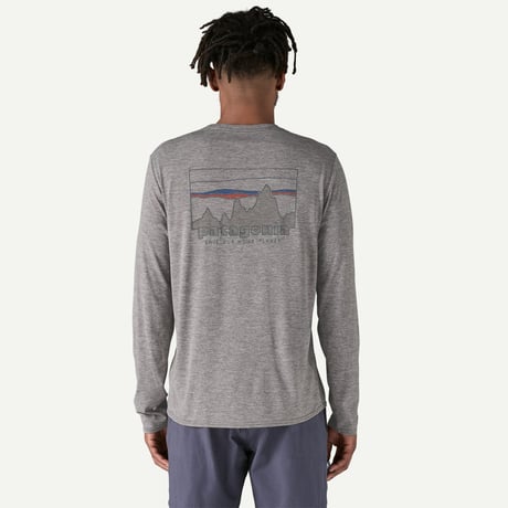 patagonia 45190 メンズ・ロングスリーブ・キャプリーン・クール・デイリー・グラフィック・シャツ (PATAGONIA25013)