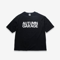 AUTUMN GARAGE STD LOGO TEE  / AG20001-BLK