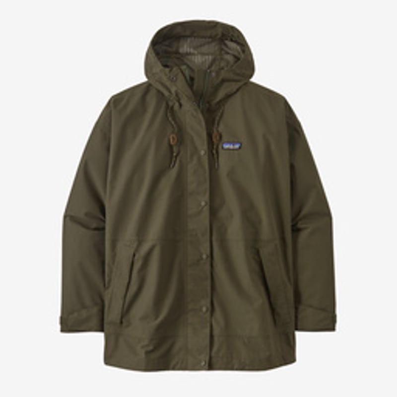 patagonia フード付きレインジャケット 明るい緑Mサイズ patagonia フード付きレインジャケット 明るい緑Mサイズ