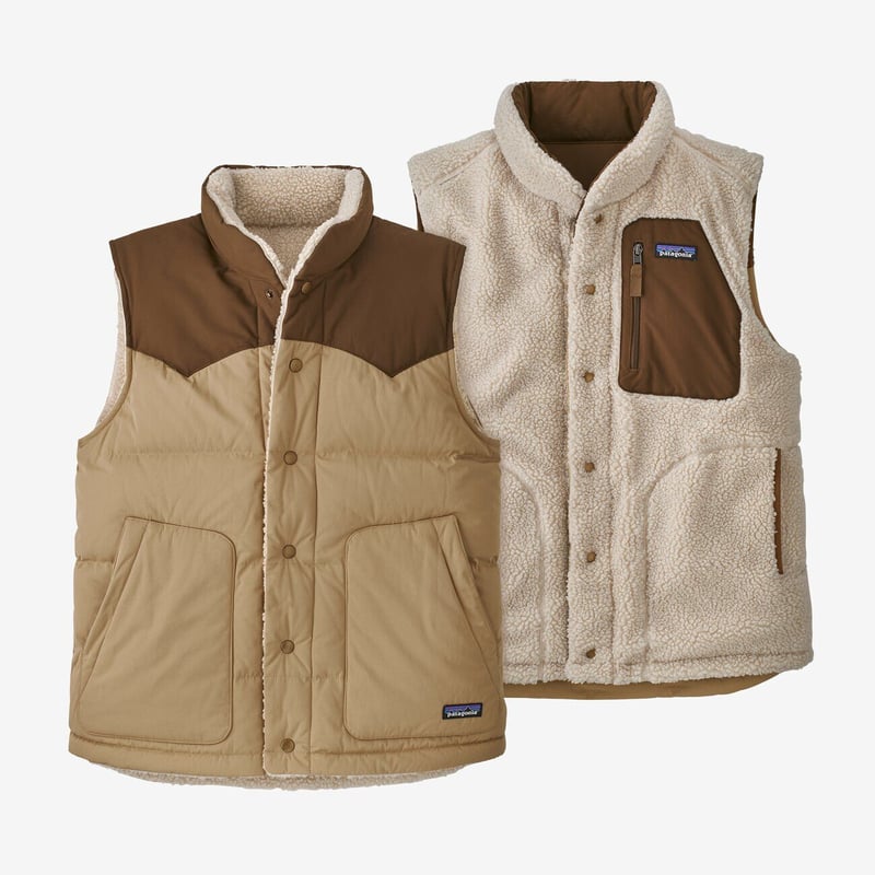 patagonia Men's Reversible Bivy Down Vest(メンズ・リ...