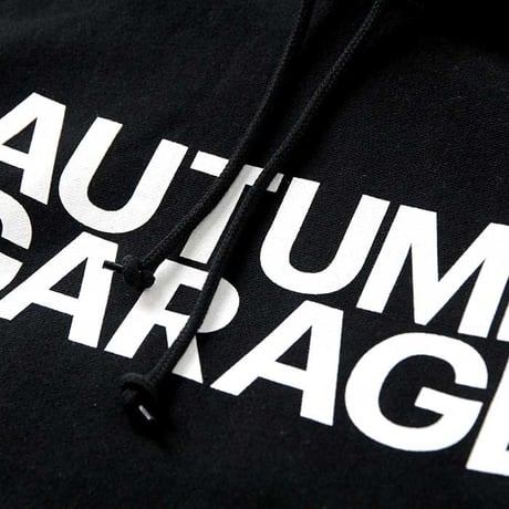 AUTUMN GARAGE STD LOGO HOODY  / AG21002-BLK
