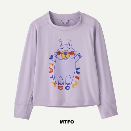 patagonia 61247 ベビー・ロングスリーブ・キャプリーン・シルクウェイト・Tシャツ (PATAGONIKS25004)