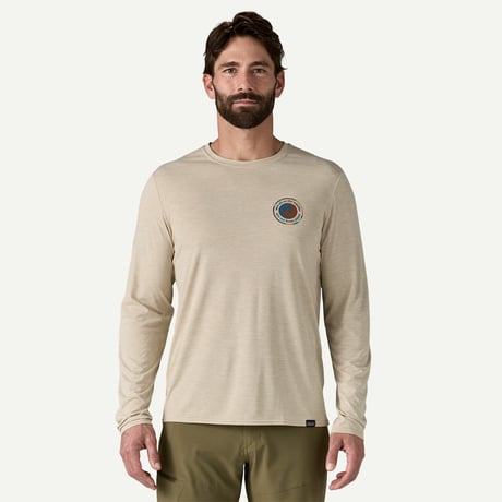 patagonia 45190 メンズ・ロングスリーブ・キャプリーン・クール・デイリー・グラフィック・シャツ (PATAGONIA25013)