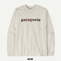 patagonia 37780 メンズ・ロングスリーブ・'73 テキスト・ロゴ・レスポンシビリティー (PATAGONIA25011)