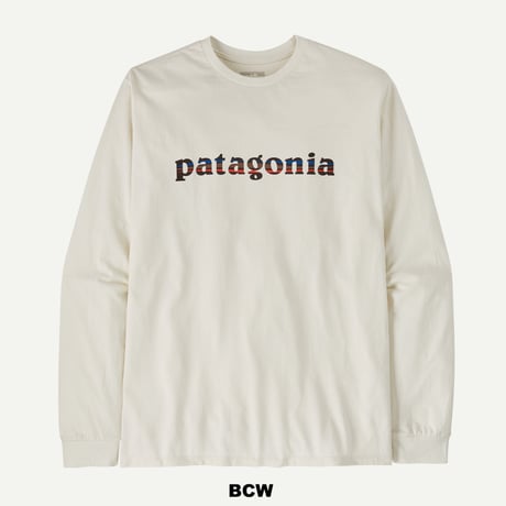patagonia 37780 メンズ・ロングスリーブ・'73 テキスト・ロゴ・レスポンシビリティー (PATAGONIA25011)