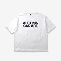 AUTUMN GARAGE STD LOGO TEE  / AG20001-WHT