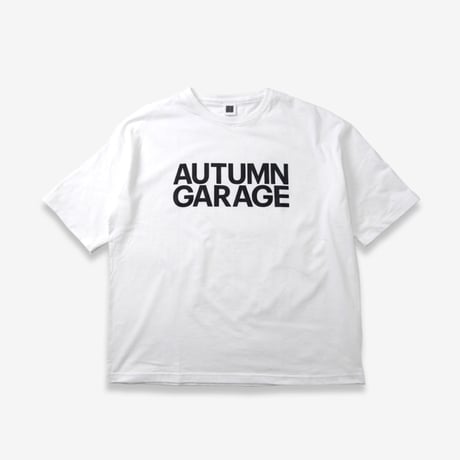 AUTUMN GARAGE STD LOGO TEE  / AG20001-WHT
