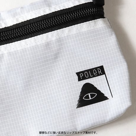 【HOOD別注商品】POLeR× HOOD STAFFABLE CAMP POUCH (WHT)
