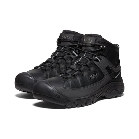 TARGHEE THREE MID WP メンズ ターギー スリー ミッド 防水ハイキングシューズ  [ TRIPLE BLK ] 1028129 (KEEN23020)