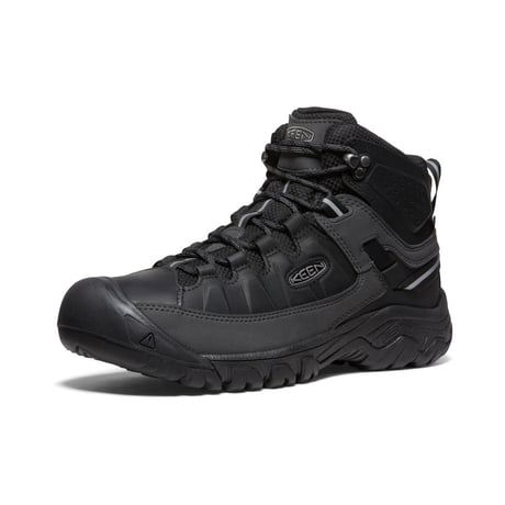 TARGHEE THREE MID WP メンズ ターギー スリー ミッド 防水ハイキングシューズ  [ TRIPLE BLK ] 1028129 (KEEN23020)