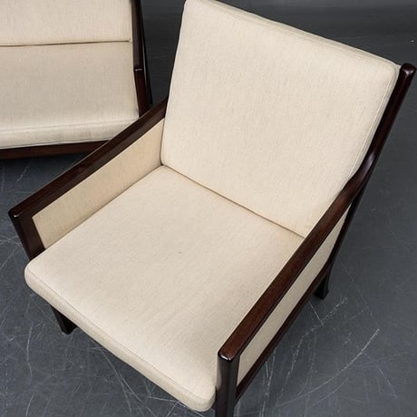 【Vintage】Ole Wanscher 1P Sofa | Mahogany