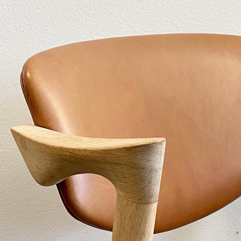No42 Chair ナラ特注ソープ仕上げ/本革コニャック | THE NORDISK CI
