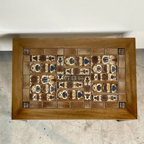 “Baca" Tile Top  Side Table 70x47 Rose wood