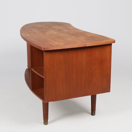 【Vintage】Model 54 Kidiny Desk Teak  By Kai Kristiansen (5)