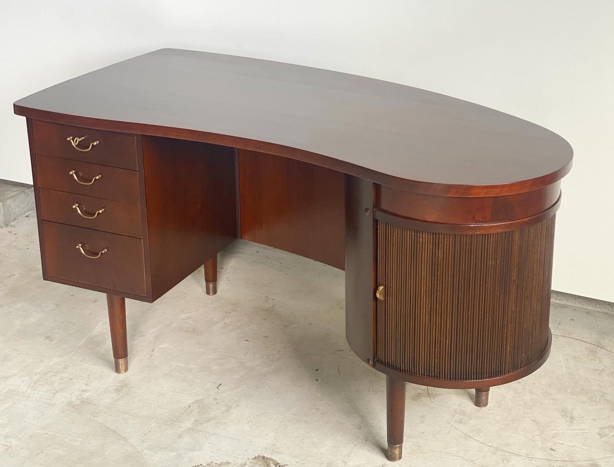 Vintage】モデル 54 キドニーデスク-カイ・クリスチャンセン (4) 2月