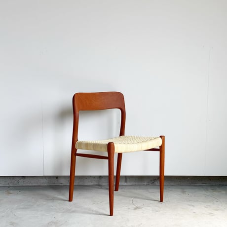 【Vintage】J.L. Møller Model 75 Chair｜Teak & Cane