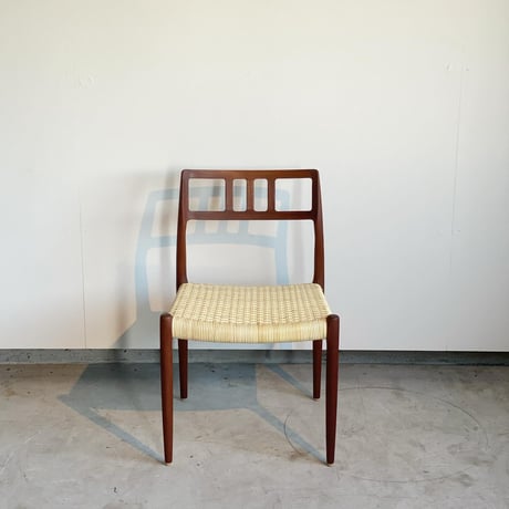 【Vintage】J.L. Møller Model 79 Chair｜Teak & Cane