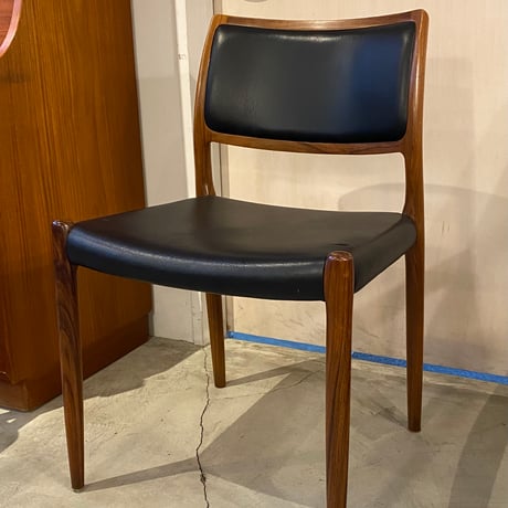 【Vintage】J.L. Møller Model 80 Chair｜Rosewood By Niels  Otto Moller