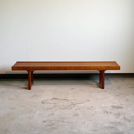 【Vintage】Krobo Bench with drawer | Teak by Torbjørn Afdal For Bruksbo