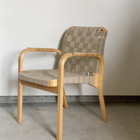 【Vintage】Artek（アルテック）/ Model 45 Armchair（アームチェア）｜Alvar Aalto  ベージュ #
