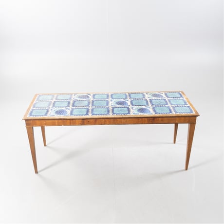 【Vintage】Frits Henningsen Coffee table  with“Tenera” tiles 129x52cm