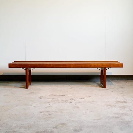 【Vintage】Krobo Bench with drawer | Teak by Torbjørn Afdal For Bruksbo