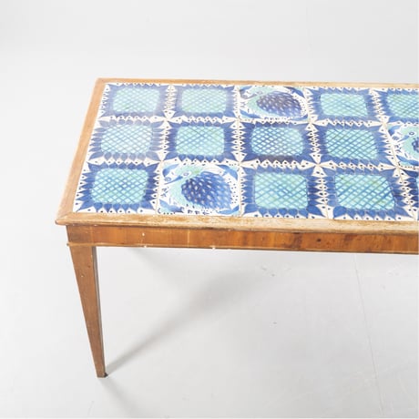 【Vintage】Frits Henningsen Coffee table  with“Tenera” tiles 129x52cm