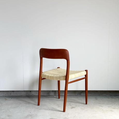 【Vintage】J.L. Møller Model 75 Chair｜Teak & Cane