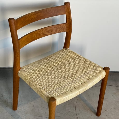 【Vintage】J.L. Møller Model 84 Chair｜Oak & Cane