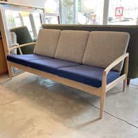 【受注生産品】Paper Knife Sofa 3P | Oak Soap Finish × Hallingdal 65 Two-Tone