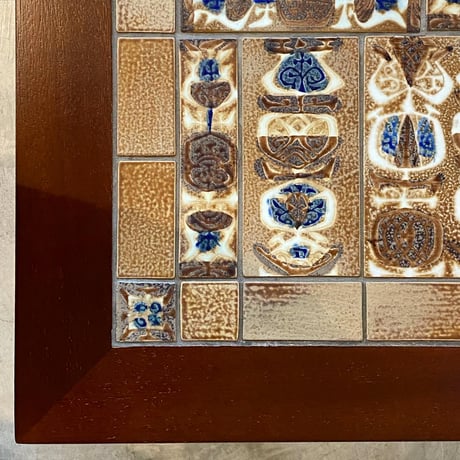 “Baca" Tile Top  Side Table 70x47 Rose wood
