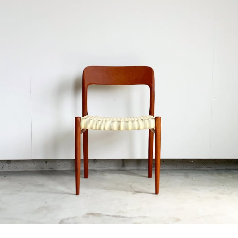Vintage】J.L. Møller Model 75 Chair｜Teak & Cane